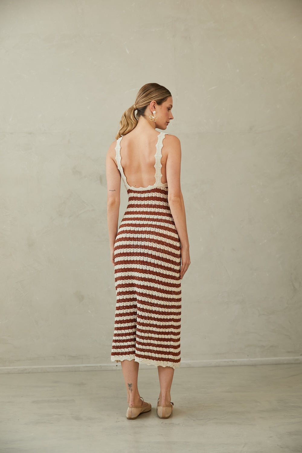 Knitted Dress Salma by Alma Bianca