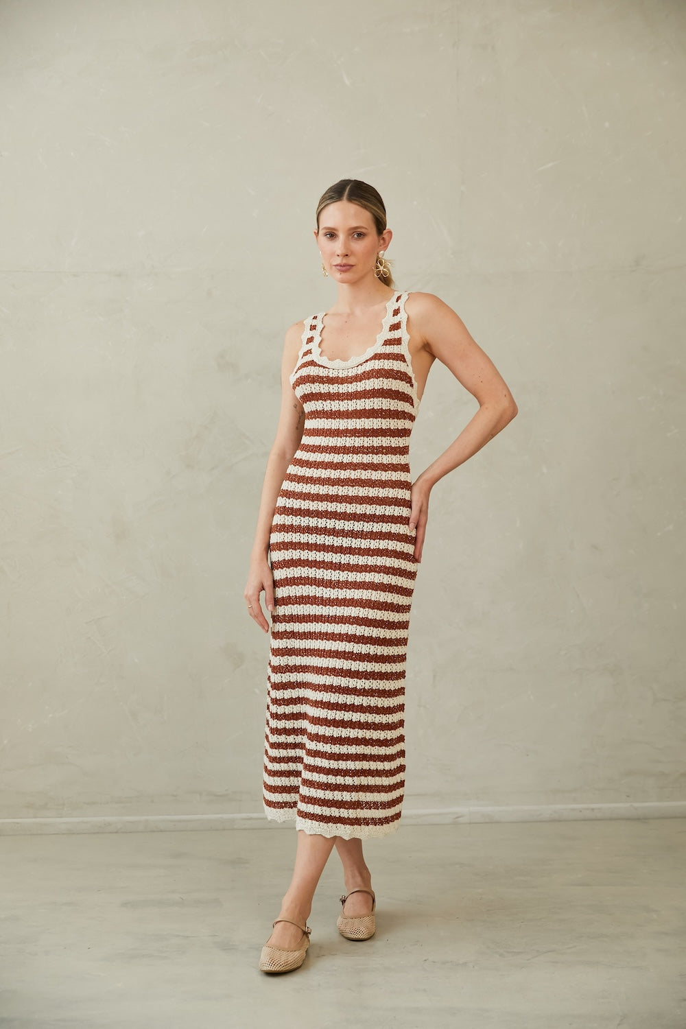 Knitted Dress Salma by Alma Bianca