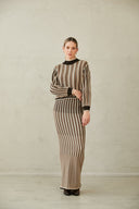 Knitted Long Skirt Elene by Alma Bianca