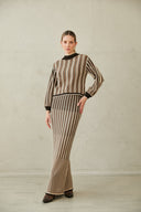 Knitted Long Skirt Elene by Alma Bianca