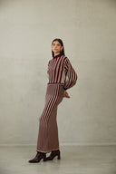 Knitted Long Skirt Elene by Alma Bianca