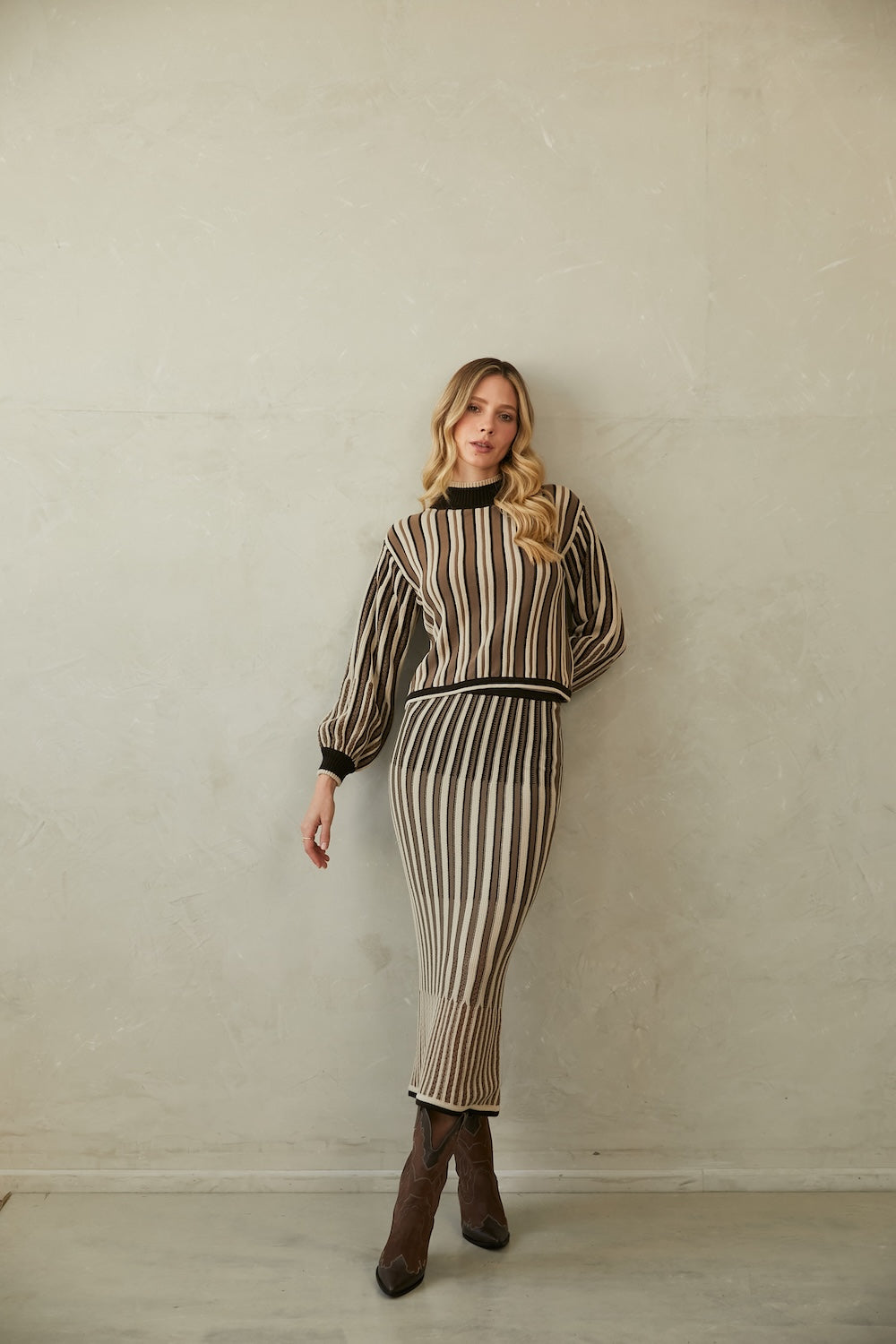 Knitted Skirt Elene by Alma Bianca