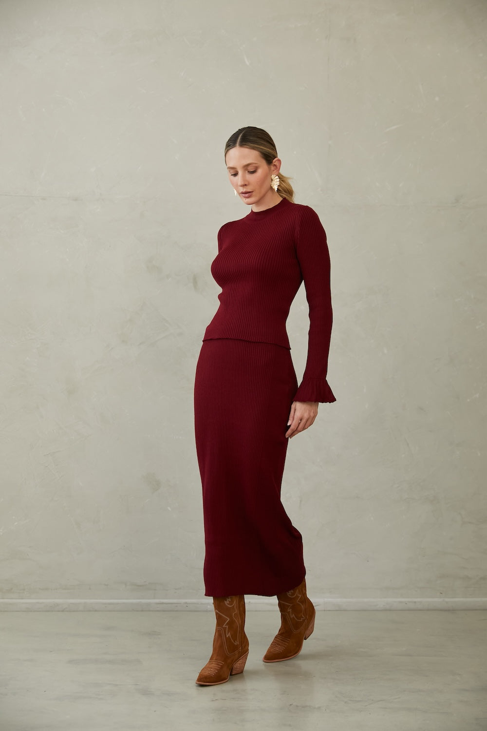 Knitted Skirt Rafaella by Alma Bianca