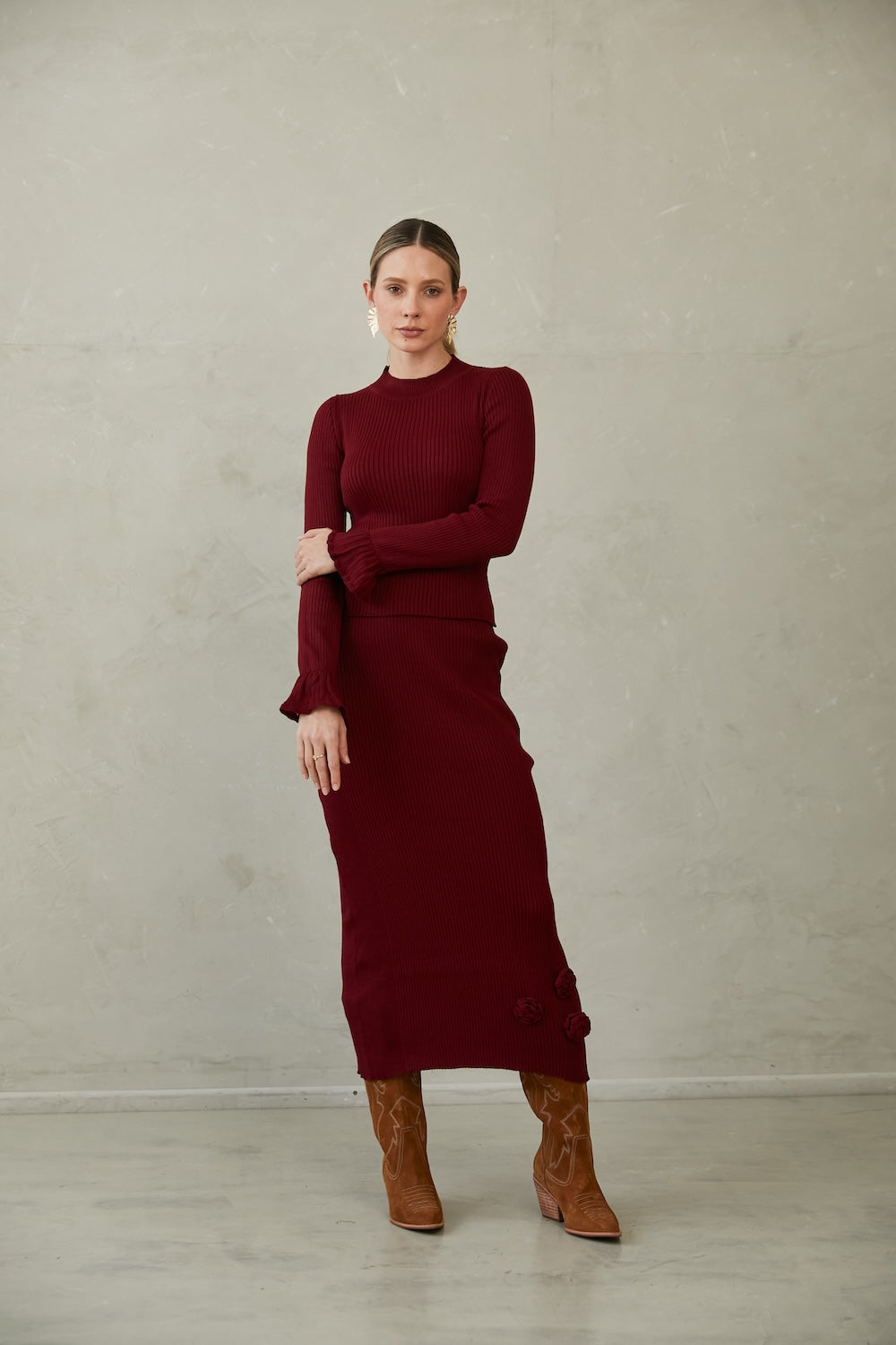 Knitted Skirt Rafaella by Alma Bianca