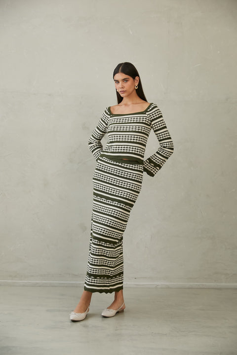 Knitted Skirt Sophie by Alma Bianca