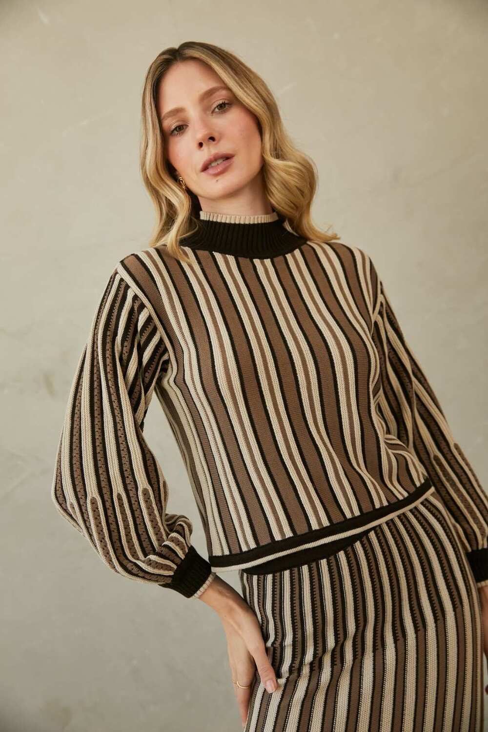 Knitted Top Elene by Alma Bianca