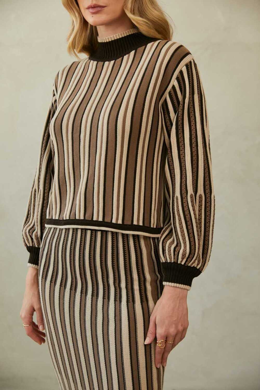 Knitted Top Elene by Alma Bianca