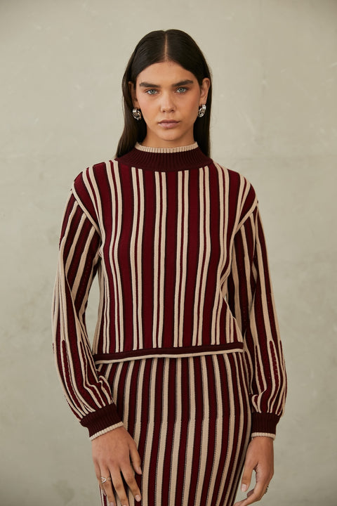 Knitted Top Elene by Alma Bianca