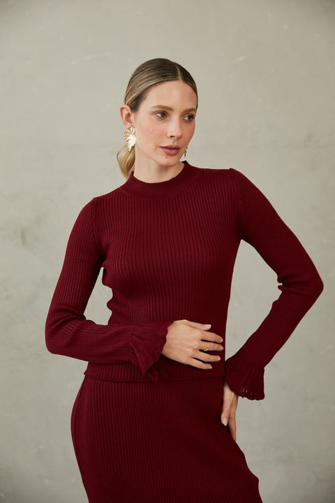 Knitted Top Rafaella by Alma Bianca