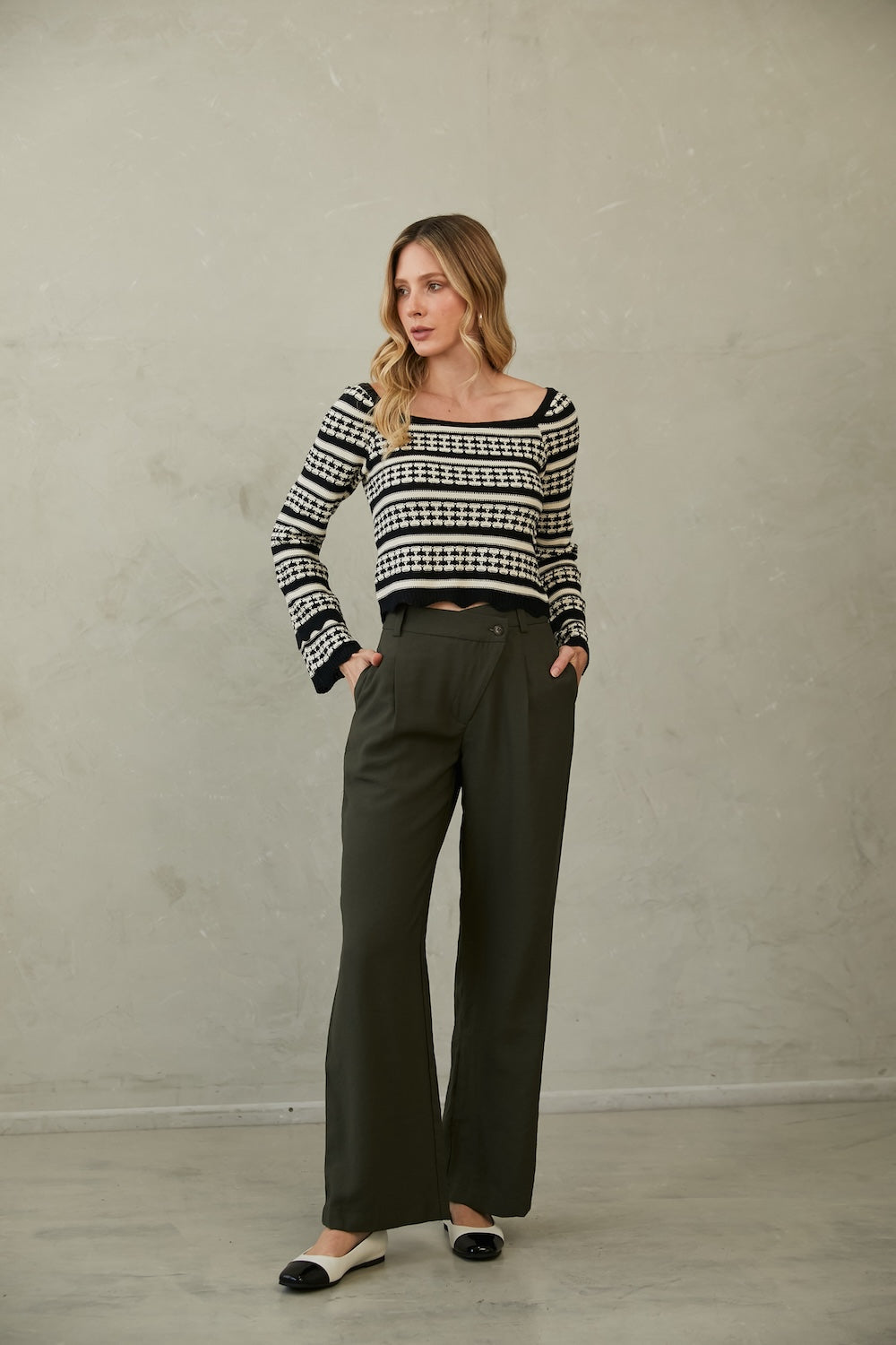 Knitted Top Sophie by Alma Bianca