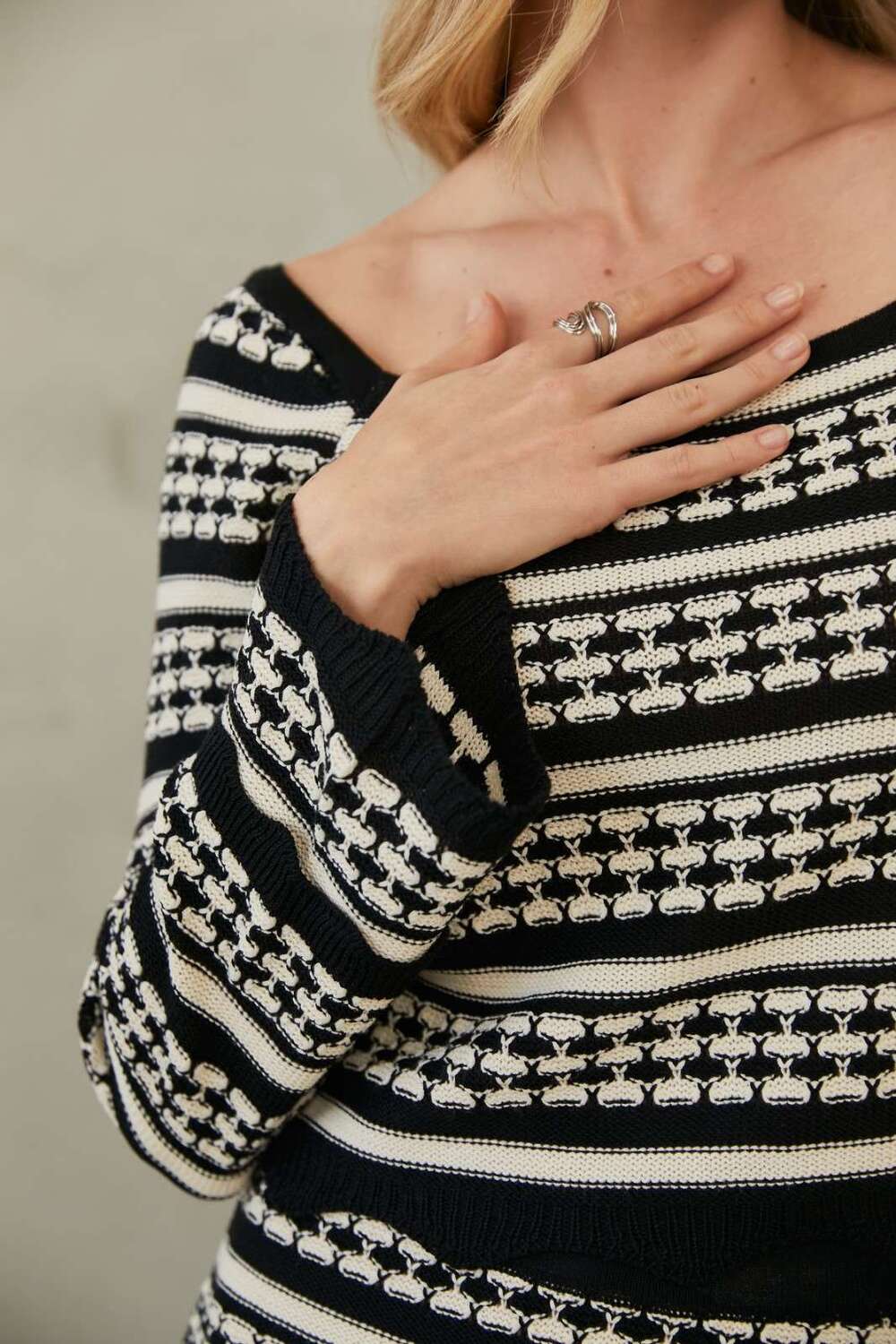 Knitted Top Sophie by Alma Bianca