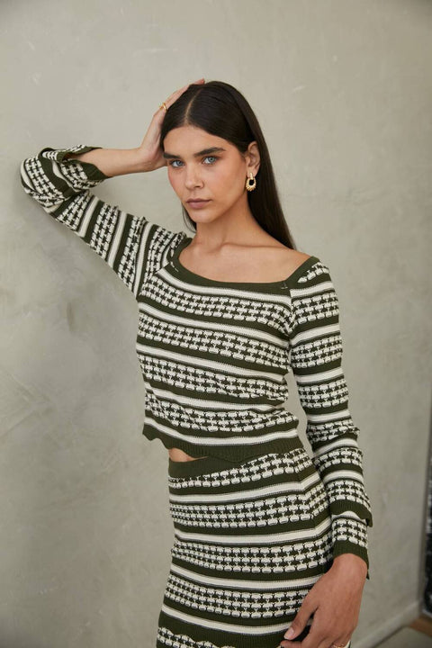 Knitted Top Sophie by Alma Bianca