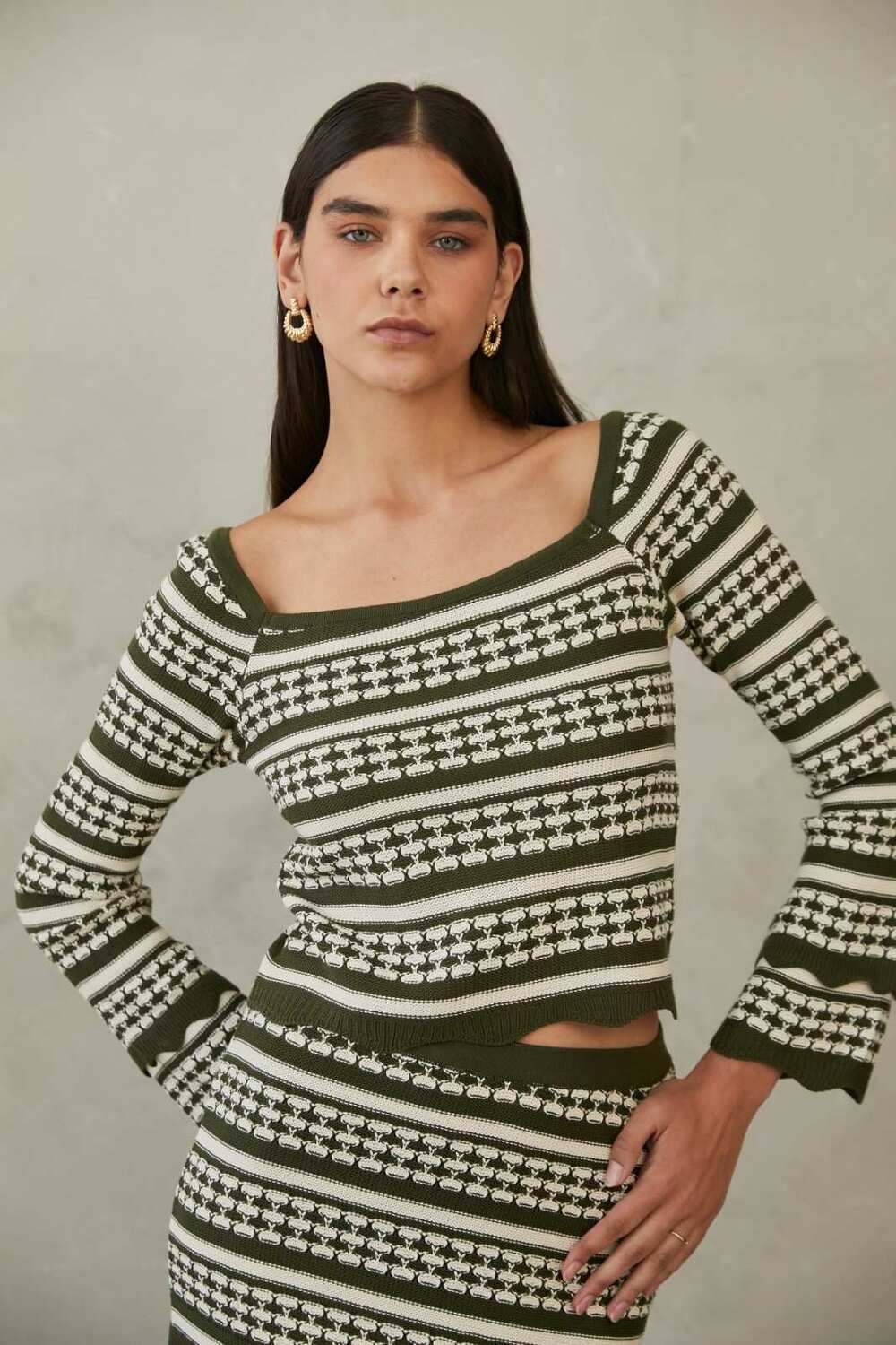 Knitted Top Sophie by Alma Bianca