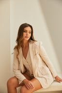 Linen blazer Alessia by Alma Bianca