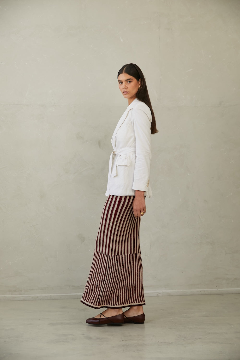 Linen blazer Alessia by Alma Bianca